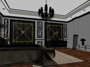 bedroom photoreal 3D Model