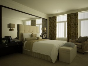 bedroom or hotel room 06 3D Модель