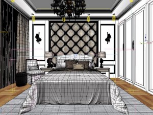 high quality bedroom 07 3Dモデル