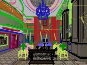 living room scene 13 3D मॉडल
