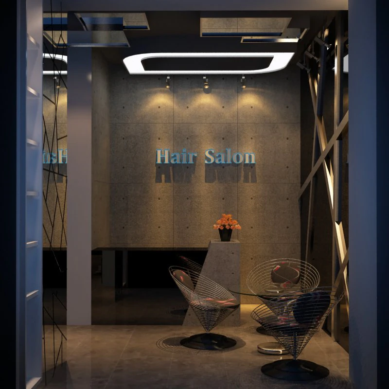 hair salon 3D Model .c4d .max .obj .3ds .fbx .stl .blend 