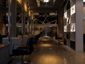 hair salon 3Dモデル