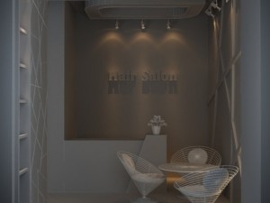 hair salon 3Dモデル
