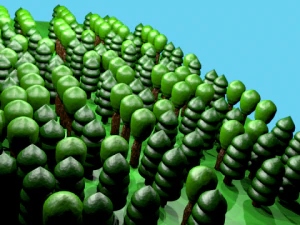 for&ecirc;t Modèle 3D