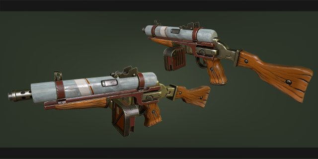 gunz 3D Model .c4d .max .obj .3ds .fbx .stl .blend 