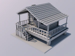 cabin 3D Model