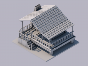 cabin Modelo 3D