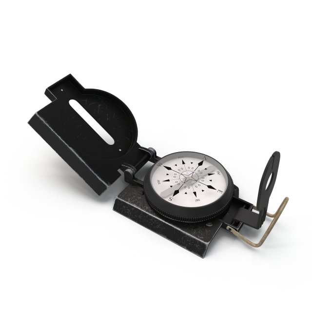 compass Modelo 3D .c4d .max .obj .3ds .fbx .stl .blend