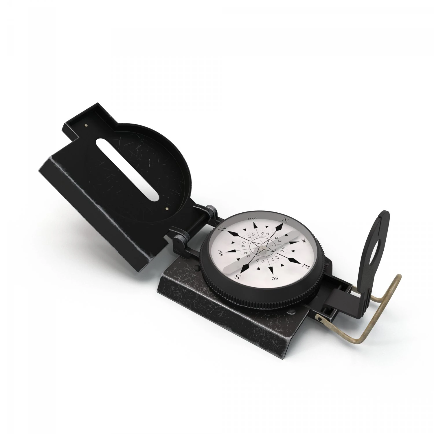 compass 3D Model .c4d .max .obj .3ds .fbx .stl .blend