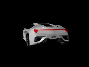acura nsx 3d car model Model 3D