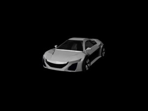 acura nsx 3d car model 3D Model