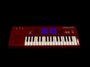 music keyboard 3D-Modell