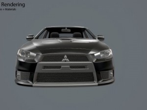 games mitsubishi lancer evo 10 3D मॉडल