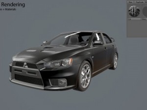games mitsubishi lancer evo 10 3D मॉडल