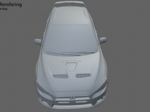 games mitsubishi lancer evo 10 3D मॉडल