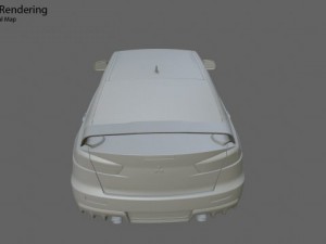 games mitsubishi lancer evo 10 3D मॉडल