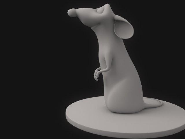 mouse 3D Model .c4d .max .obj .3ds .fbx .stl .blend 