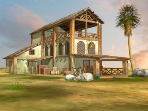 hut house old house for 3d  gaming Modello 3D