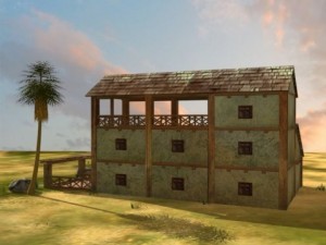 hut house old house for 3d  gaming Modello 3D