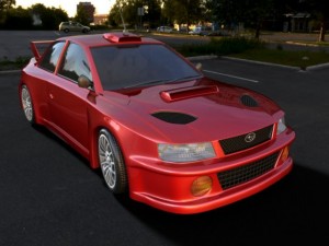car subaru car car for 3d game Model 3D