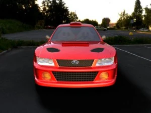 car subaru car car for 3d game 3D Model