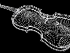 violin 3D Model