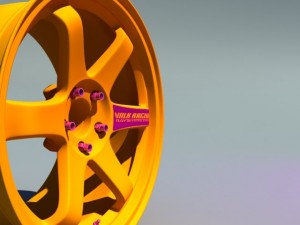 volk racing te37sl Modelo 3D