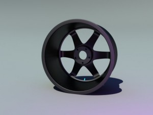 volk racing te37sl Modelo 3D