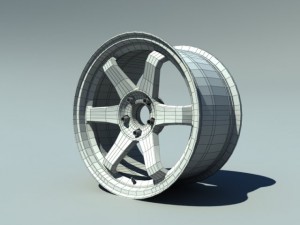 volk racing te37sl Modelo 3D