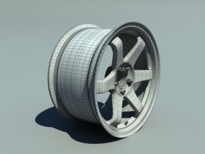 volk racing te37sl Modelo 3D