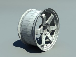 volk racing te37sl Modelo 3D
