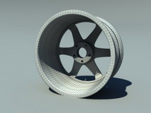 volk racing te37sl Modelo 3D