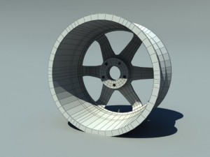 volk racing te37sl Modelo 3D