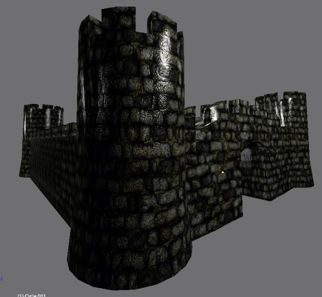 castle 3D-Modell .c4d .max .obj .3ds .fbx .stl .blend 