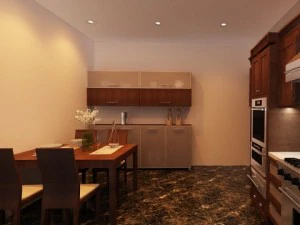 contemporary kitchen 3D Model