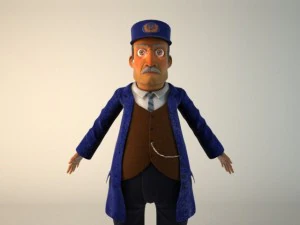 station master 3D Model