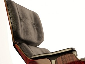 eames  lounge chair   ottoman 3Dモデル