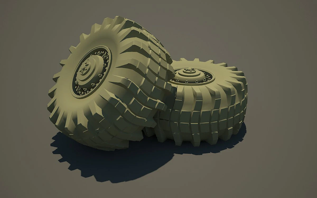 lastik diskli tekerlek 3D Model .c4d .max .obj .3ds .fbx .stl .blend