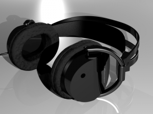 pioneer headphones Model 3D