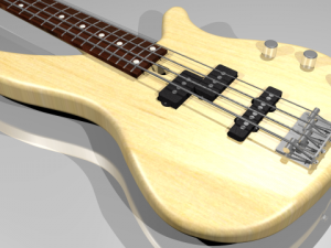 yamaha rbx 170 4 string electric bass 3D Model