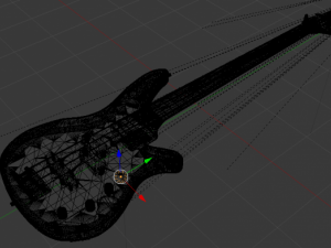 yamaha rbx 170 4 string electric bass 3D Model