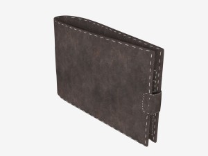 leather wallet Modèle 3D