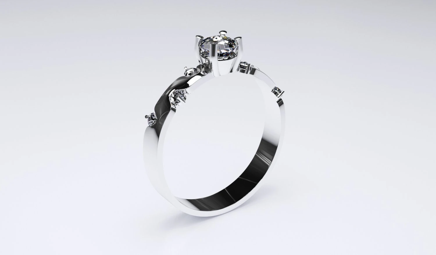 wedding ring 3D Model .c4d .max .obj .3ds .fbx .stl .blend 