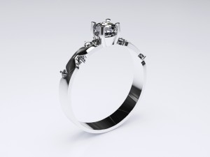 wedding ring Model 3D
