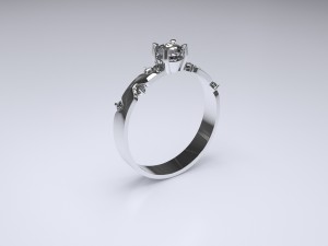 wedding ring 3D मॉडल