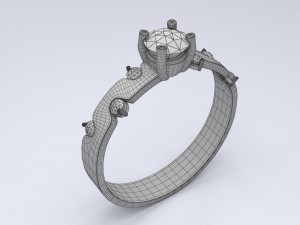 wedding ring 3D मॉडल