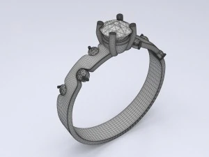 wedding ring 3D Model