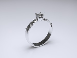 wedding ring 3D मॉडल