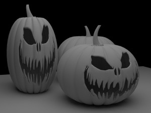halloween pumpkin 3D 模型
