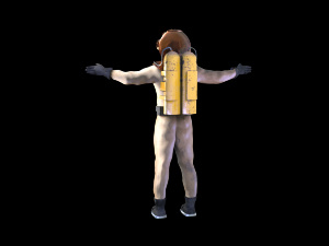 retro diver 3D Model